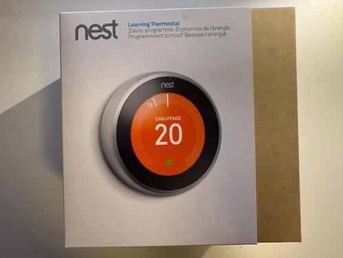 Google Nest Learning Slimme thermostaat, Doe-het-zelf en Bouw, Thermostaten, Slimme thermostaat, Ophalen of Verzenden