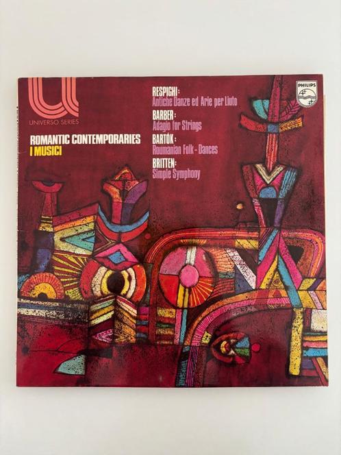 I Musici – Romantic Contemporaries, Cd's en Dvd's, Vinyl | Klassiek, Zo goed als nieuw, Modernisme tot heden, Orkest of Ballet
