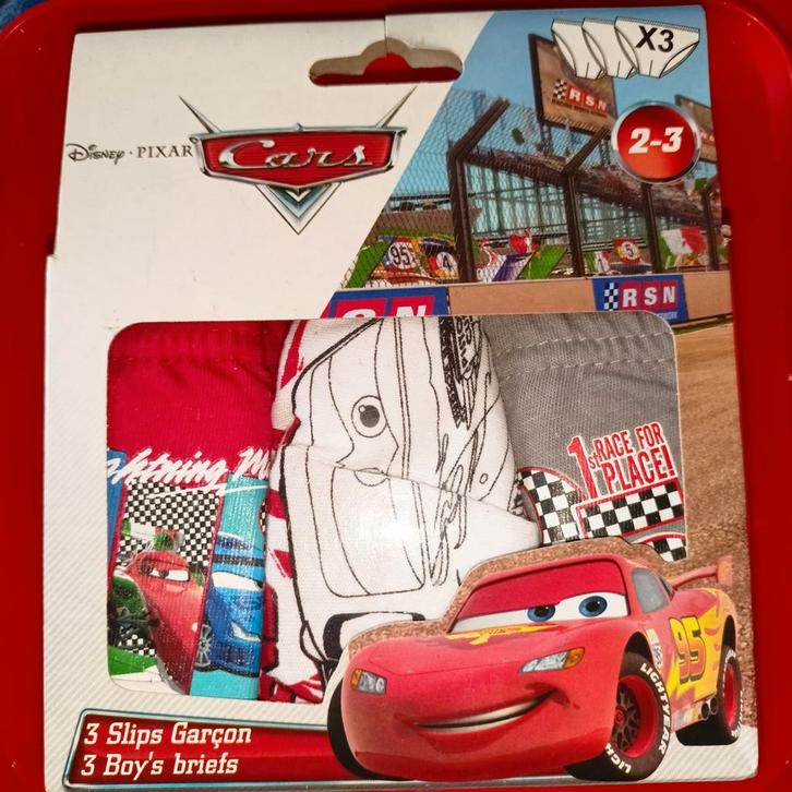 Lot X3 culottes CARS, Kinderen en Baby's, Kinderkleding | Maat 110, Nieuw, Jongen, Nacht- of Onderkleding, Ophalen