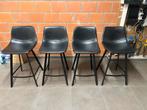4 tabourets de bar de cuisine, Maison & Meubles, Tabourets de bar, Avec repose-pieds, 4 tabourets, Enlèvement, Utilisé