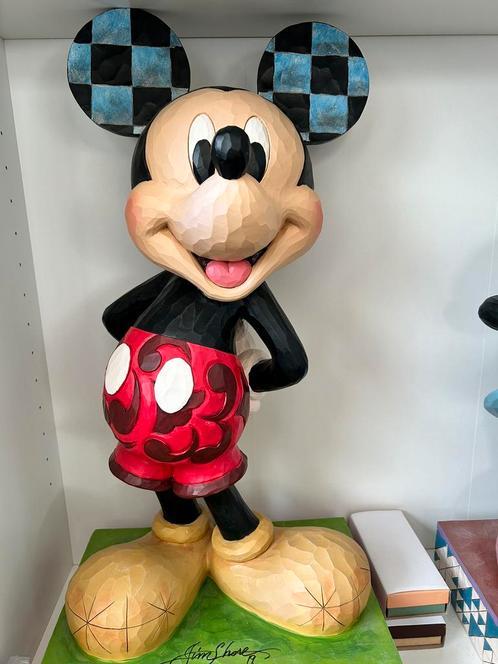 Mickey mouse big fig retired Jim shore, Verzamelen, Disney, Zo goed als nieuw, Mickey Mouse, Ophalen of Verzenden