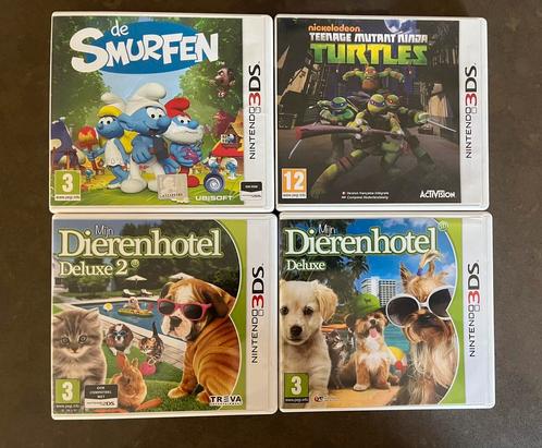 4 games Nintendo 3DS, Games en Spelcomputers, Games | Nintendo 2DS en 3DS, Zo goed als nieuw, Avontuur en Actie, 1 speler, Vanaf 7 jaar