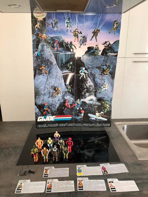 Lot GI Joe : figurines, fiches, armes et affiches, Collections, Jouets, Utilisé, Enlèvement ou Envoi