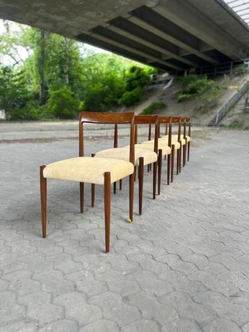 6 stoelen „n77” Otto Moller-Denemarken (1959) beschikbaar voor biedingen