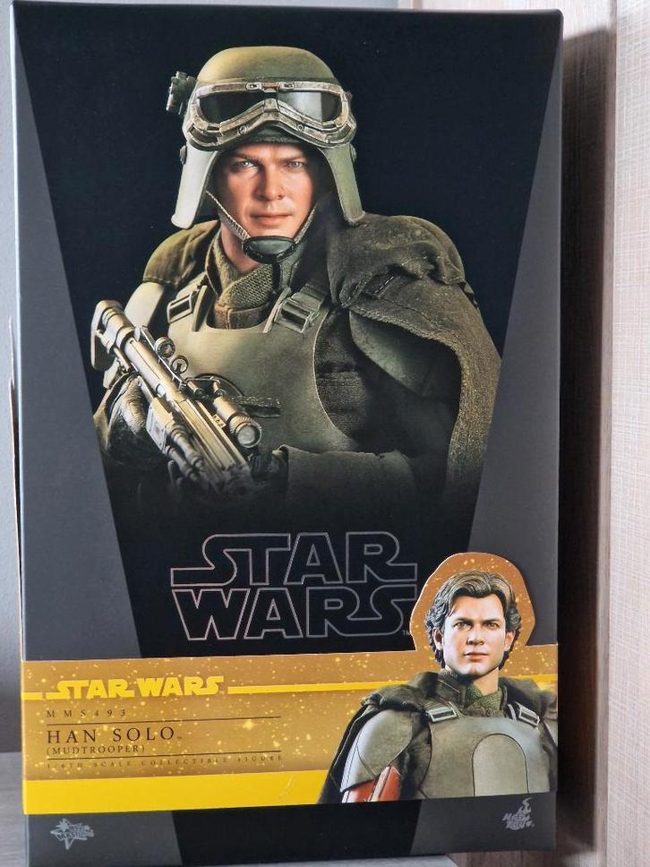 Hot Toys Star Wars MMS493 Han Solo Mudtrooper figurine 1/6, Collections, Star Wars, Comme neuf, Figurine, Envoi