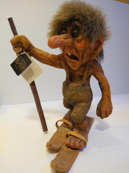 Noorse troll-skiër (Nr 122 collectie Ny Form), Verzamelen, Poppetjes en Figuurtjes, Gebruikt, Ophalen of Verzenden