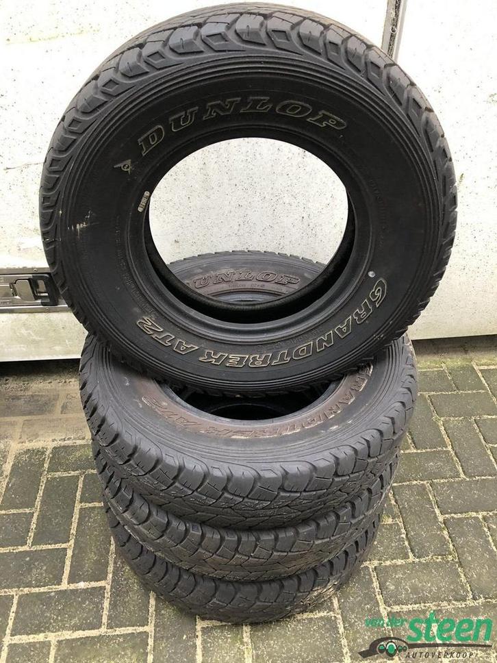 4 x Dunlop GrandTrek AT2 215-80-15 101 S Prijs voor alle 4 b, Autos : Pièces & Accessoires, Pneus & Jantes, Pneu(s), Pneus été