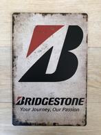 Plaque murale en métal au look vintage BRIDGESTONE, 30 x 20, Collections, Enlèvement ou Envoi, Neuf, Panneau publicitaire