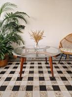 Vintage midcentury salontafel W. Watting voor Fristho, Huis en Inrichting, Tafels | Salontafels, Ophalen, Gebruikt, Rond, 50 tot 100 cm