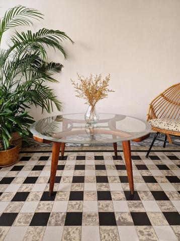 Vintage midcentury salontafel W. Watting voor Fristho beschikbaar voor biedingen