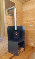 Poèle à bois 2.5kw pour tiny - roulotte - van - cabanne, Huis en Inrichting, Kachels, Ophalen, Gebruikt, Houtkachel, Vrijstaand
