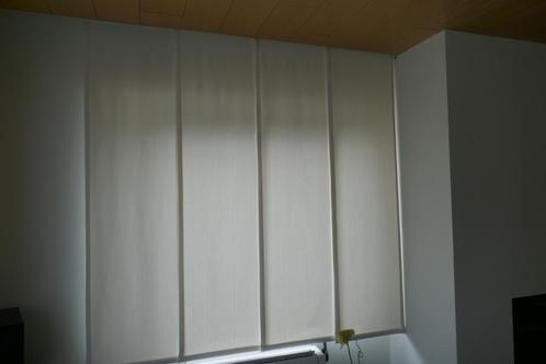 Paneelgordijnen - Japanse gordijnen, Huis en Inrichting, Stoffering | Gordijnen en Lamellen, Gebruikt, Wit, Ophalen