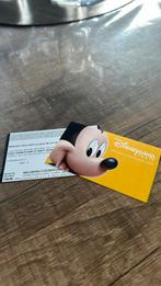 2 dagtickets Disneyland Parijs, Twee personen, Ticket of Toegangskaart