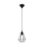 EGLO Tarbes Hanglamp - E27 - Ø 17,5 cm - Zwart, Minder dan 50 cm, Gebruikt, Metaal, Ophalen