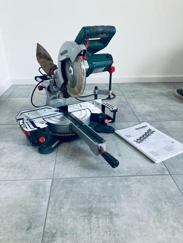 AFKORTZAAG Metabo KGS 216 M + NIEUW ZAAGBLAD beschikbaar voor biedingen
