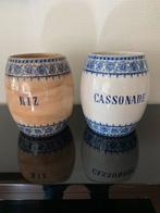 2 pots Sarreguemines Syra U&C 17x15cm diam. 19ème, Antiquités & Art, Antiquités | Céramique & Poterie