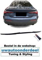 Bmw 4 Serie G22 G23 Achterklep Ducktale Spoiler Glans Zwart, Verzenden