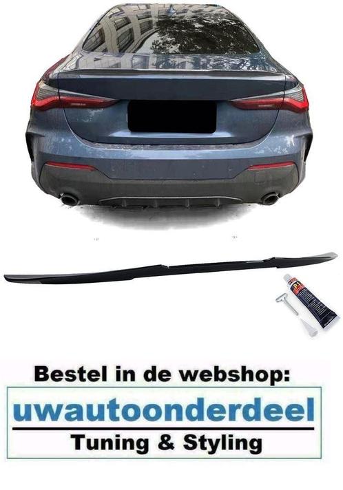 Bmw 4 Serie G22 G23 Achterklep Ducktale Spoiler Glans Zwart, Auto diversen, Tuning en Styling, Verzenden