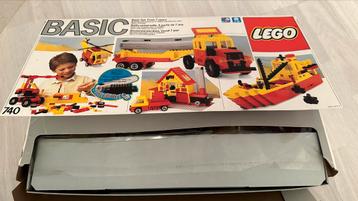 LEGO 740 BASIC vieux avec boîte d’origine/ complet