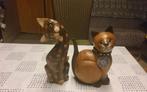Katten in hout., Verzamelen, Ophalen, Zo goed als nieuw, Dier