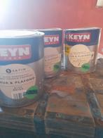 3x 2,5 litres de peinture beige dekeyn., Comme neuf, Peinture, Beige, Enlèvement ou Envoi