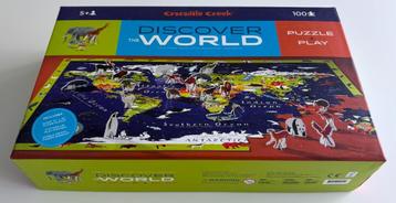 Crocodile Creek puzzel voor kinderen, 100-delig,91x70 cm beschikbaar voor biedingen