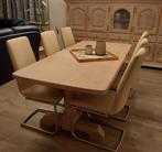 Massieve eiken eettafel in perfecte staat, Huis en Inrichting, Ophalen, Zo goed als nieuw