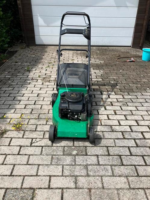 Benzine grasmaaier met briggs en stratton motor, Tuin en Terras, Grasmaaiers, Zo goed als nieuw, Ophalen