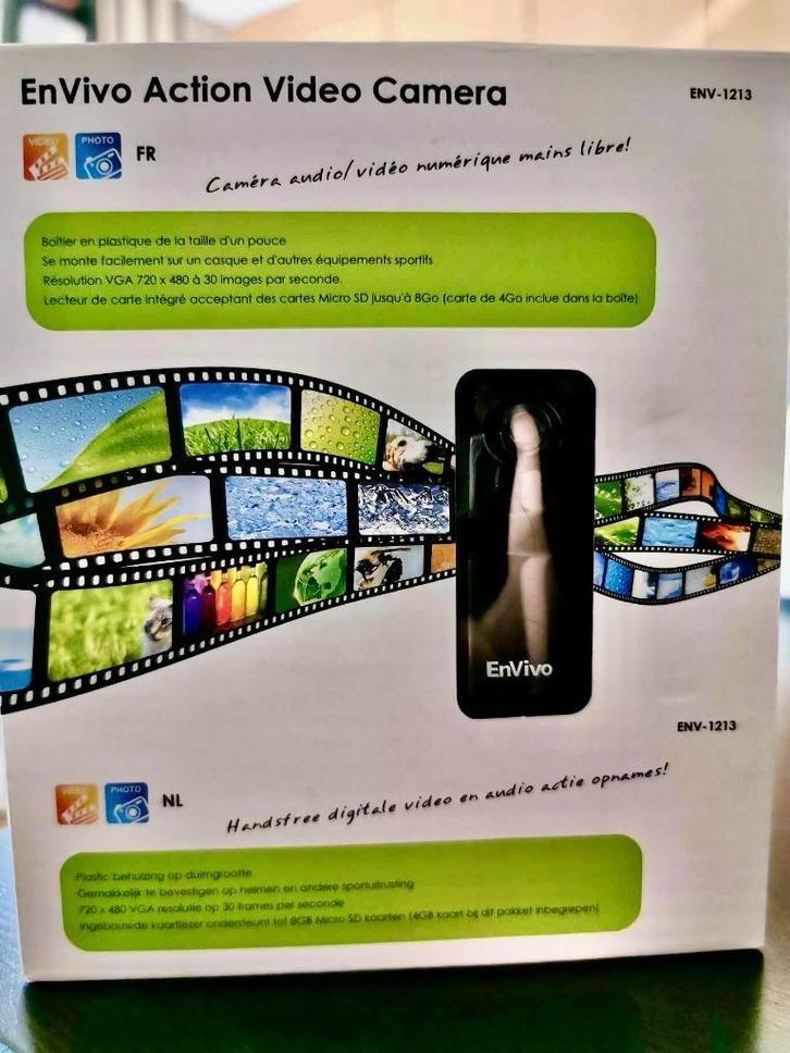ENVIVO Action Video Camera, Audio, Tv en Foto, Actiecamera's, Nieuw, Ophalen of Verzenden
