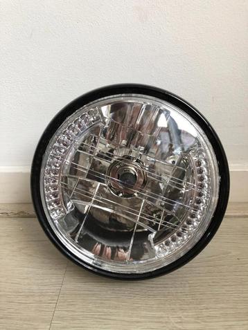 Koplamp + ingebouwde knipperlichten LED Caferacer, Bobber beschikbaar voor biedingen