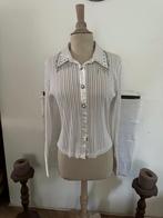 Chique witte blouse-blouse M, Kleding | Dames, Maat 38/40 (M), Autre, Verzenden, Wit