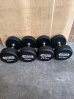 Dumbbells 2 x 22,5 en 2 x 25kg ongebruikt, Ophalen, Zo goed als nieuw
