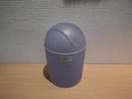 Kleine blauwe vuilnisbak (AQUA) hoogte 20 cm/diameter 12 cm, Verzenden, Gebruikt, Blauw, Overige typen