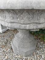 SUPERBE VASQUE ,JARDINIERE EN PIERRE BLEUE SUR SOCLE, Enlèvement, Utilisé