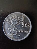 Munt 25 pesetas 1982, Football World Cup, Comme neuf, Enlèvement