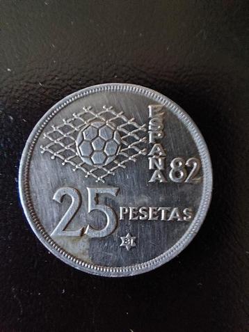 Munt 25 pesetas 1982, Football World Cup 