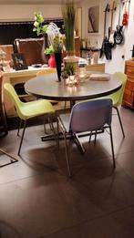 Vintage space-age ronde tafel met stoelen, Huis en Inrichting, Ophalen, Zo goed als nieuw