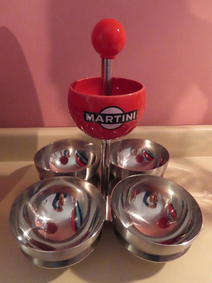 Martini vintage - Plat apéritif et autres accessoires, Collections, Marques & Objets publicitaires, Neuf, Ustensile, Enlèvement ou Envoi