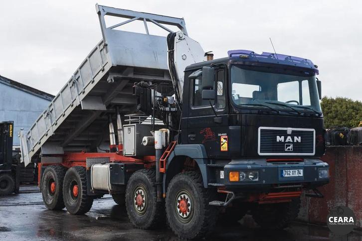 MAN 35.463 F2000 8x8 MINT CONDITION LIKE NEW Pesci 27 tm, Autos, Camions, Entreprise, Achat, MAN, Autres carburants, Boîte manuelle