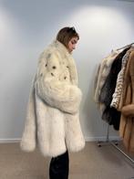 Witte vos bontjas, vossenbontjas Oversize 4xl, Kleding | Dames, Jassen | Winter, ANDERE, Wit, Maat 46/48 (XL) of groter, Ophalen of Verzenden