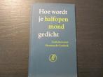 Hoe wordt je halfopen mond gedicht-Gedichten over de Coninck, Boeken, Gedichten en Poëzie, Ophalen of Verzenden