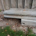 4 plinten 4 staken 4 panelen melkglas, Tuin en Terras, Ophalen of Verzenden