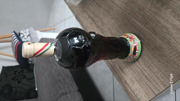 Bouteille de vin collector – Coupe du Monde 1990, Italie – É, Verzamelen, Wijnen, Zo goed als nieuw, Italië, Ophalen of Verzenden