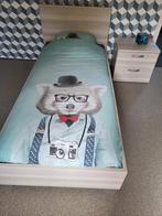 bed 100x200 + nachtkastje, Huis en Inrichting, Ophalen, Zo goed als nieuw