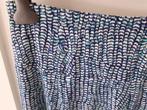 VISCOSE uitgeschuine rok met print Maat: 5 = 46? Prijs: € 2, Blauw, Rok, Ophalen of Verzenden, Gedragen