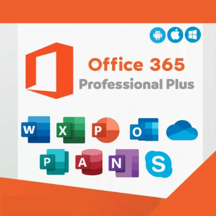 Office 365 Professional Plus (pour 5 PC), Informatique & Logiciels, Logiciel Office, Reconditionné, Android, iOS, MacOS, Windows