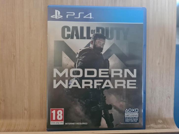Call of Duty Modern Warfare, Games en Spelcomputers, Games | Sony PlayStation 4, Zo goed als nieuw, Avontuur en Actie, 1 speler