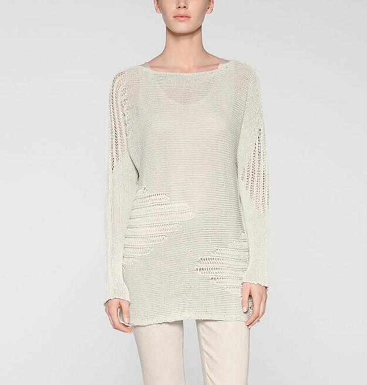 Long pull beige Sarah Pacini, Kleding | Dames, Truien en Vesten, Gedragen, Beige, Ophalen of Verzenden