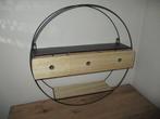 rond hangkastje met schuifbak lade ,muurkastje wanddecoratie, Enlèvement ou Envoi, Comme neuf