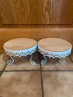 Set van 2 bloemen- en plantenstandaards, Ophalen of Verzenden, Zo goed als nieuw, Binnen